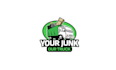 design fun grabbing junk removal company logo