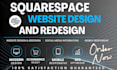 build squarespace website design, redesign clone squarespace website development