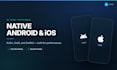 develop a native android and ios mobile app