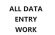do all type setting, data entry work