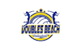 design doubles beach volleyball club logo