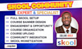 skool community setup, migrate to skool, upload course integrate zapier