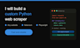 build a custom python web scraper for any website