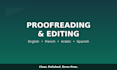 proofread and edit your text
