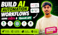 build ai automation workflows using n8n and openai API