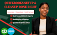 do quickbooks online bookkeeping, quickbooks clean up, quickbooks setup