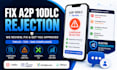 fix a2p 10dlc registration rejection