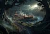 create environment concept art and background design for games
