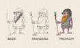 create a custom character illustration with one day delivery