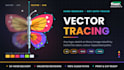 vectorize image, logo tracing, redraw, png to vector, svg, ai, eps