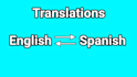 translate texts to spanish or english