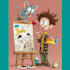 draw cartoon style illustration