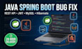 fix java spring boot bugs