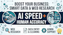 do ai accelerated data entry with web research