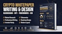 write and design blockchain, nft, and crypto white paper ico, tokenomics