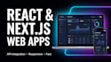 develop react and nextjs web apps with API integration