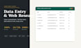 do fast and accurate data entry, data mining, and web research