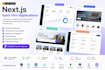 build a mordern next js web application with dashboard and api