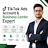 create tiktok ad account and tiktok business center