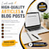 write SEO articles and blog posts