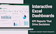 create interactive excel dashboards and automated KPI reports