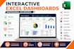 create interactive excel dashboards, KPI reports