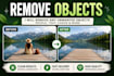 remove unwanted objects from your photos professionaly
