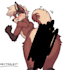 create nsfw detailed furry pixel art