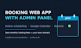 build a booking web app with admin panel