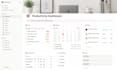 set up notion dashboard, templates, databases, and automation