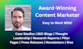 write SEO blogs, case studies, web copy, and thought leadership articles