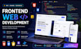 develop responsive HTML CSS javascript website or landing page