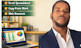be your expert data entry, virtual assistant, and excel data entry