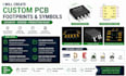 create custom pcb footprints symbols and libraries for kicad altium and eagle