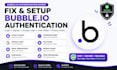 fix bubble io login, authentication, signup, user role issues, google login