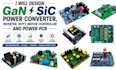 design gan sic power converter inverter mppt motor controller and power pcb