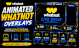 design animated whatnot overlays, transitions and stream graphics