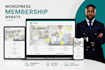 create professional wordpress membership site
