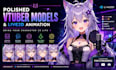 create polished vtuber models and live2d animation for streamers