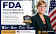 do fda food facility registration and provide US agent service