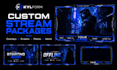 design a custom twitch stream overlay package