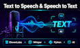 develop a custom text to speech and speech to text ai solutions