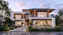 renovate home exterior, revit assignment, property design on plot, cgi interior