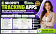 setup shopify tracking apps parcelwill, aftership, track123, tracktor wonderment