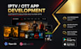 develop iptv app, ott app, smart TV app, android TV, samsung TV, lg TV app