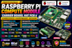 design raspberry pi compute module carrier board, hat pcb and embedded hardware