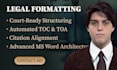 professionally format and structure your legal documents and memos