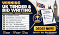 write winning UK tender bid proposal, nhs tender, government contract, rfp rfq