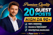 do high da guest posting on high da website with dofollow SEO backlinks