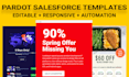design salesforce pardot email templates and automation